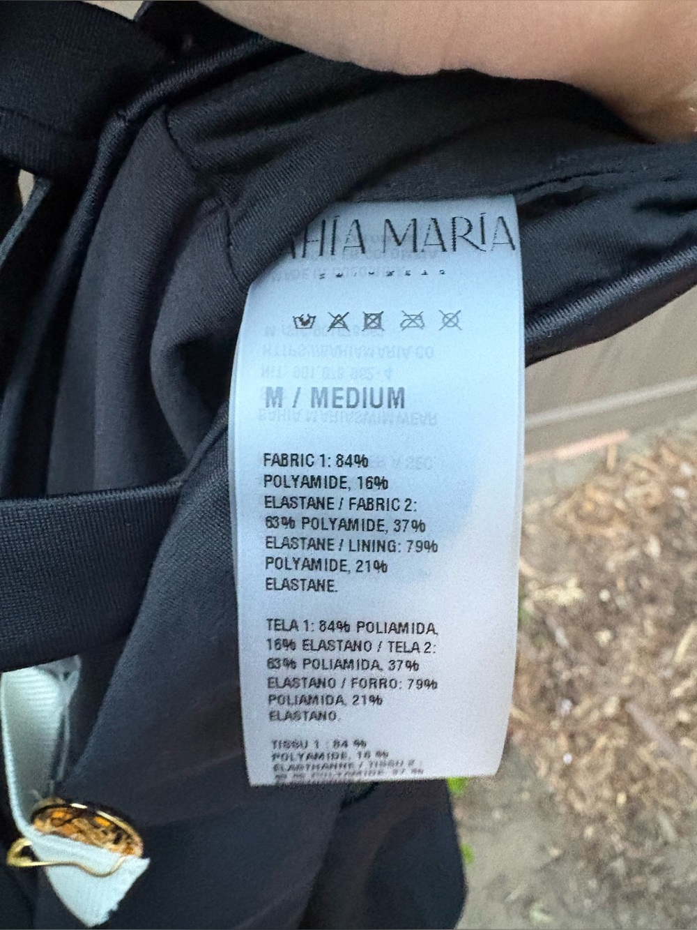 Bahia Amira ERIKA DRESS in Black New with Tags! - Picture 9 of 9